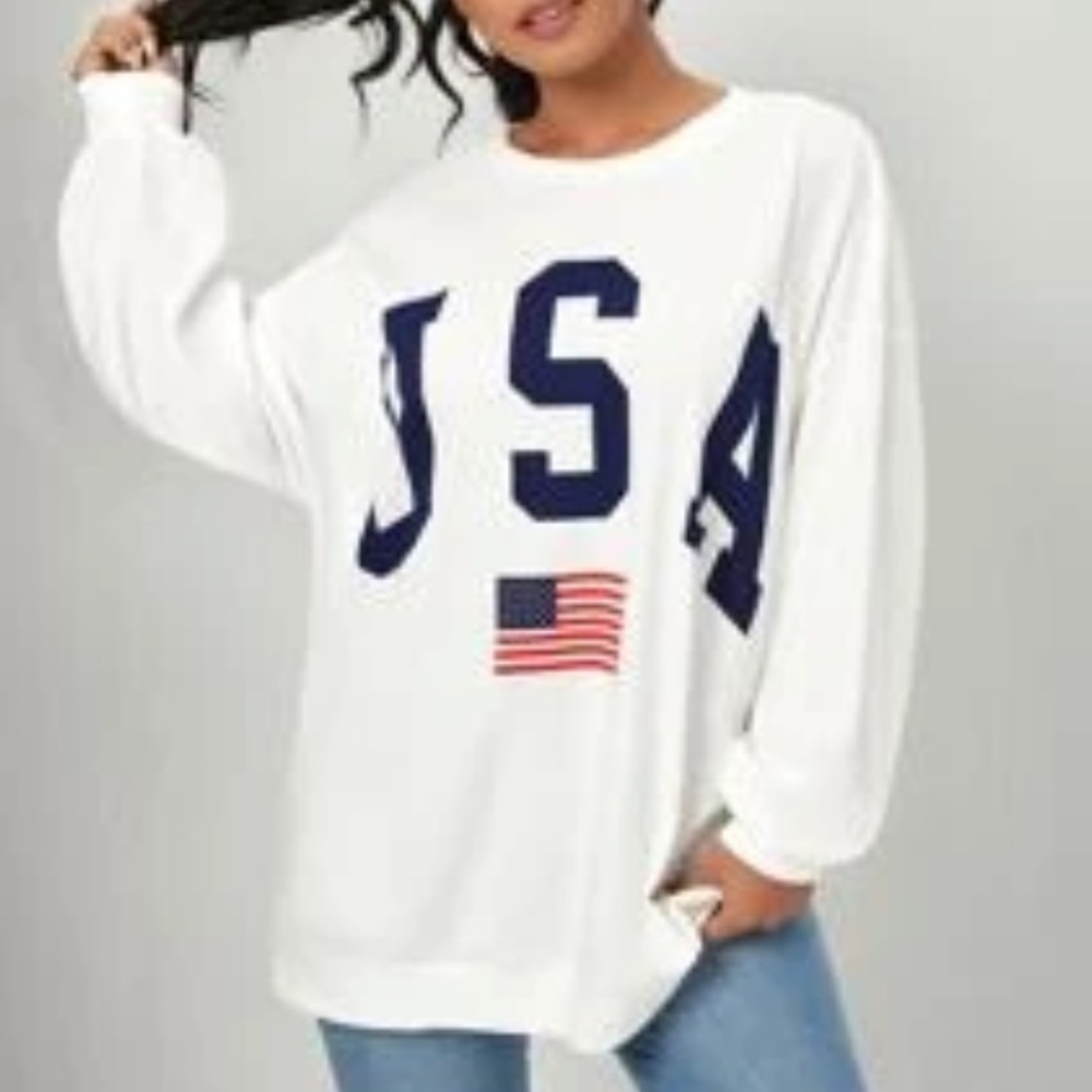 USA Oversize lightweight Sweatshirt